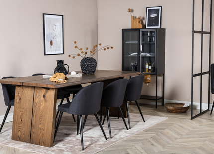 Venture Home Leif Industrivägg 90x210 Svart