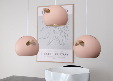 Venture Home Tubbie Taklampa Dammig rosa