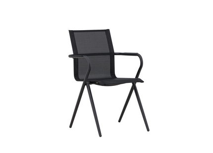 Venture Home Alina Matstol Utomhus 6-pack Svart