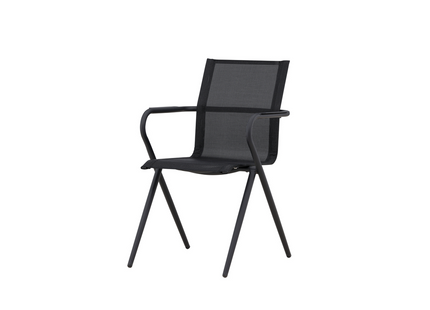 Venture Home Alina Matstol Utomhus 6-pack Svart