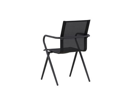 Venture Home Alina Matstol Utomhus 6-pack Svart