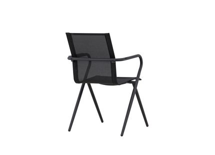 Venture Home Alina Matstol Utomhus 6-pack Svart