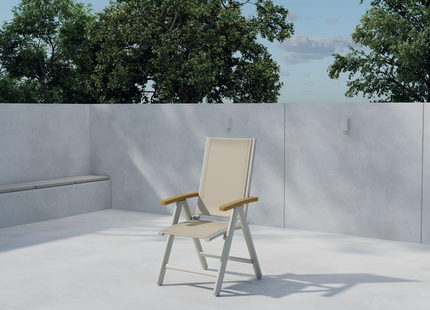 Venture Home Panama Positionsstol 2-pack Beige