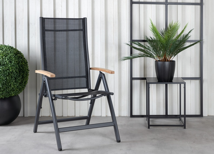 Venture Home Panama Positionsstol 2-pack Svart