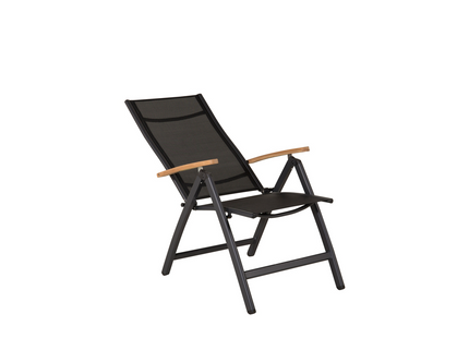 Venture Home Panama Positionsstol 2-pack Svart