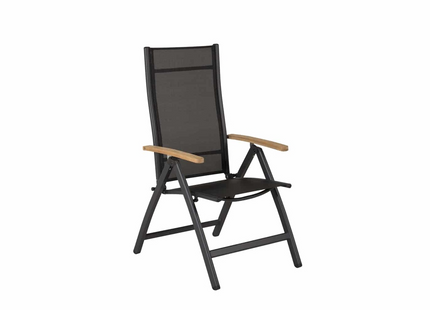 Venture Home Panama Positionsstol 2-pack Svart