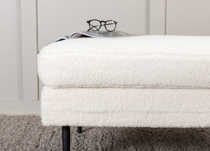 Venture Home Boom Ottoman 70 x 49 x 90 Vit