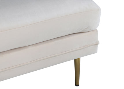 Venture Home Boom Ottoman 70 x 49 x 90 Vit