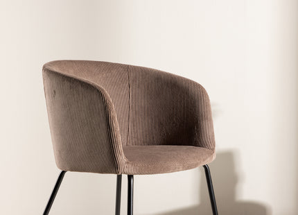 Venture Home Berit Matstolar Brun