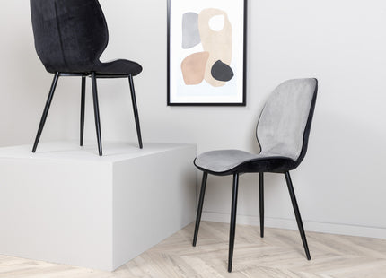 Venture Home Emma Matstolar 2-pack Grå