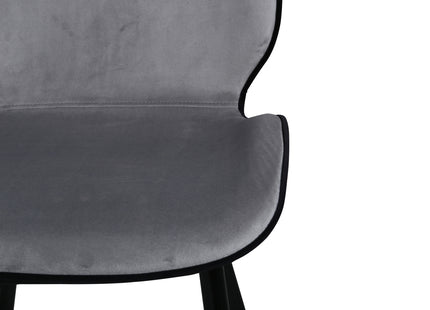 Venture Home Emma Matstolar 2-pack Grå