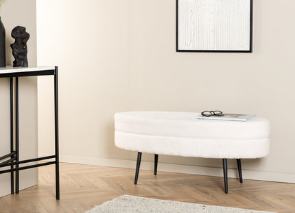 Venture Home Otto Ottoman 40 x 41 x 100 Vit