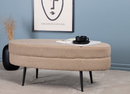 Venture Home Otto Ottoman 40 x 41 x 100 Beige