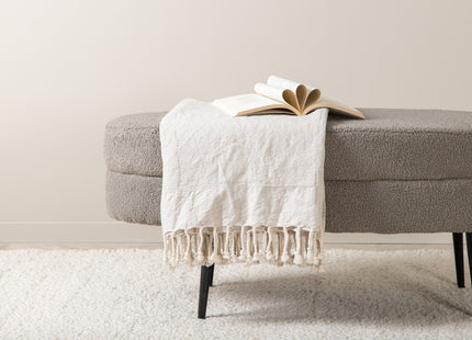Venture Home Otto Ottoman 40 x 41 x 100 Greige