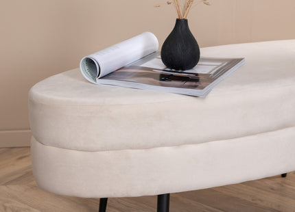 Venture Home Otto Ottoman 40 x 41 x 100 Vit