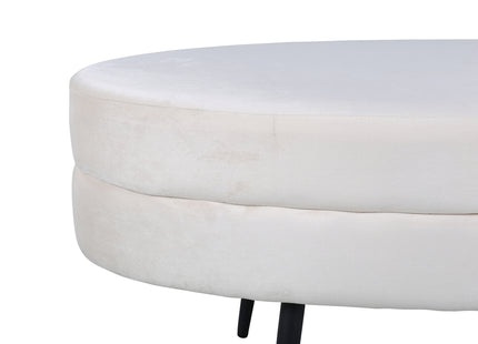 Venture Home Otto Ottoman 40 x 41 x 100 Vit