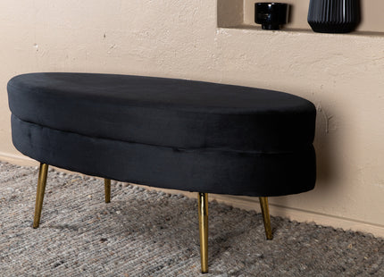 Venture Home Otto Ottoman 40 x 41 x 100 Svart