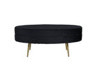 Venture Home Otto Ottoman 40 x 41 x 100 Svart