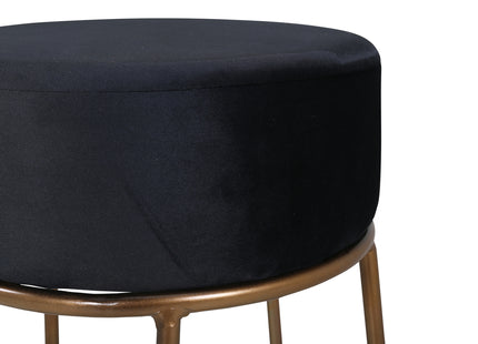 Venture Home Petra Puff ⌀46 ⌀46 Svart