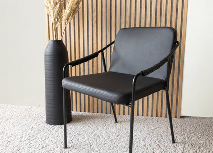 Venture Home Tvist Matstolar 2-pack Svart