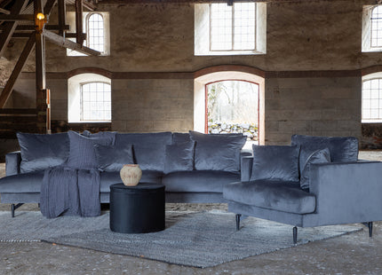 Venture Home Sofia 3-sits Soffa Mörkgrå