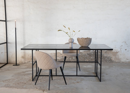 Leif Rektangulära Matbord 200 x 90 Black