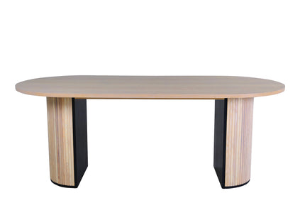 Bianca Ovala Matbord 200 x 90 Whitewash