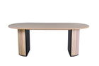 Bianca Ovala Matbord 200 x 90 Whitewash