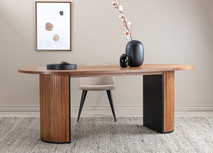 Bianca Ovala Matbord 200 x 90 Walnut