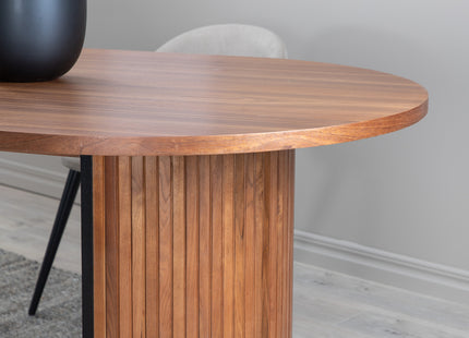 Bianca Ovala Matbord 200 x 90 Walnut
