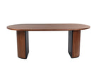 Bianca Ovala Matbord 200 x 90 Walnut