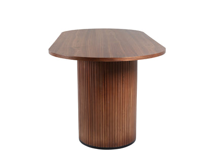 Bianca Ovala Matbord 200 x 90 Walnut