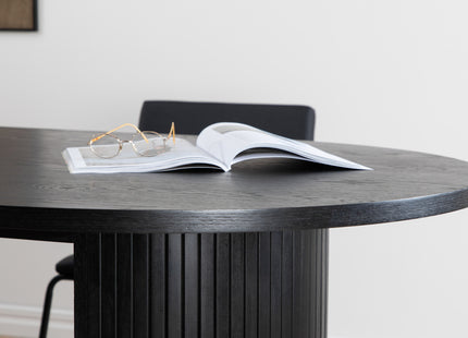 Bianca Ovala Matbord 200 x 90 Black