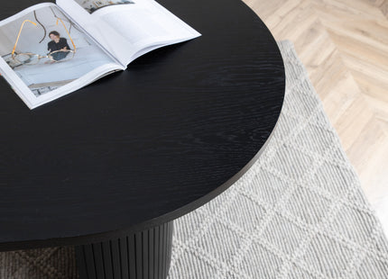 Bianca Ovala Matbord 200 x 90 Black