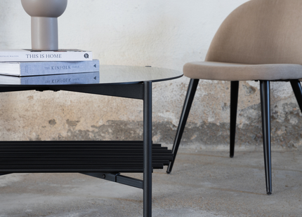 Venture Home Von Staf Soffbord ⌀80 Svart