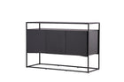 Venture Home Kingsport Skåp 45 x 80 x 120 Svart