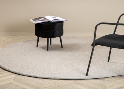 Venture Home Teddy Runda Matta ⌀200 Grå