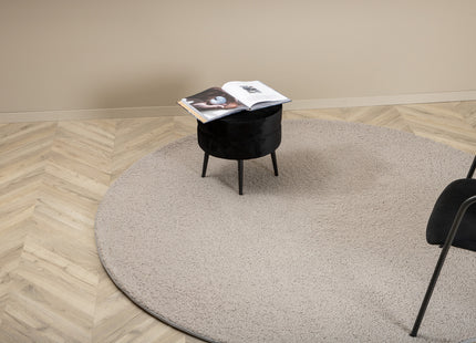 Venture Home Teddy Runda Matta ⌀200 Grå
