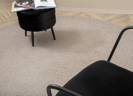 Venture Home Teddy Runda Matta ⌀200 Grå