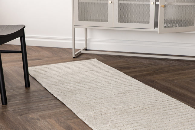 Venture Home Milton Rektangulära Matta 200 × 70 Ljusgrå
