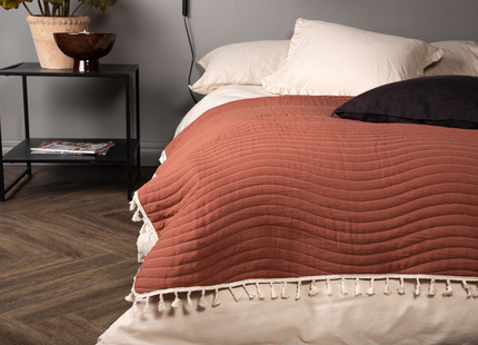 Venture Home Lias Överkast 260 x 260 Rostig orange