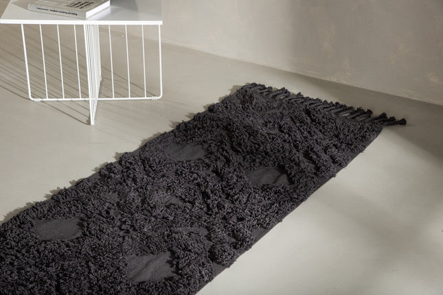 Venture Home Hilma Rektangulära Matta 200 × 70 Mörkgrå