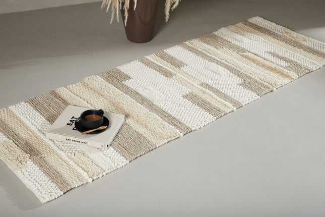 Venture Home Sixten Rektangulära Matta 200 × 70 Beige