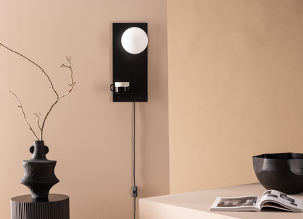 Venture Home Troyes Vägglampa Svart