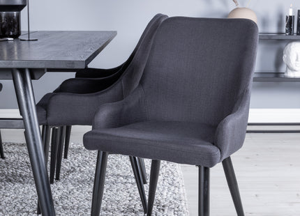 Venture Home Plaza Matstolar 2-pack Svart
