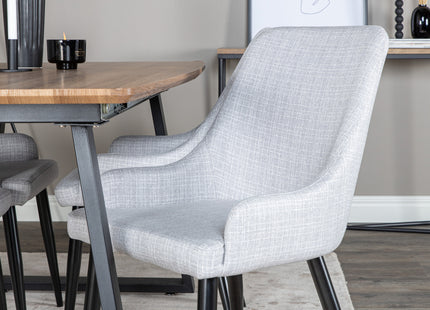 Venture Home Plaza Matstolar 2-pack Grå