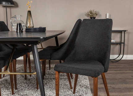 Venture Home Leone Matstolar 2-pack Svart