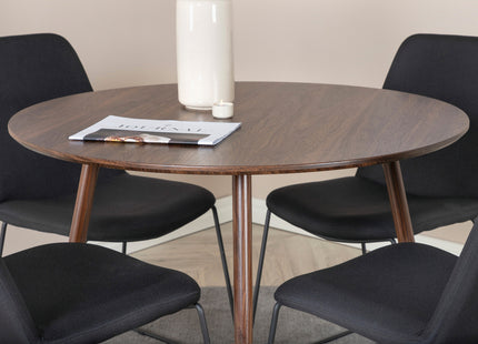 Plaza Runda Matbord ⌀100 Walnut