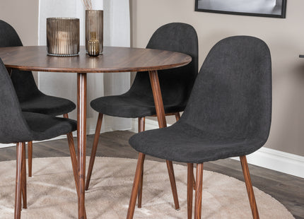 Plaza Runda Matbord ⌀100 Walnut