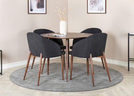 Plaza Runda Matbord ⌀100 Walnut